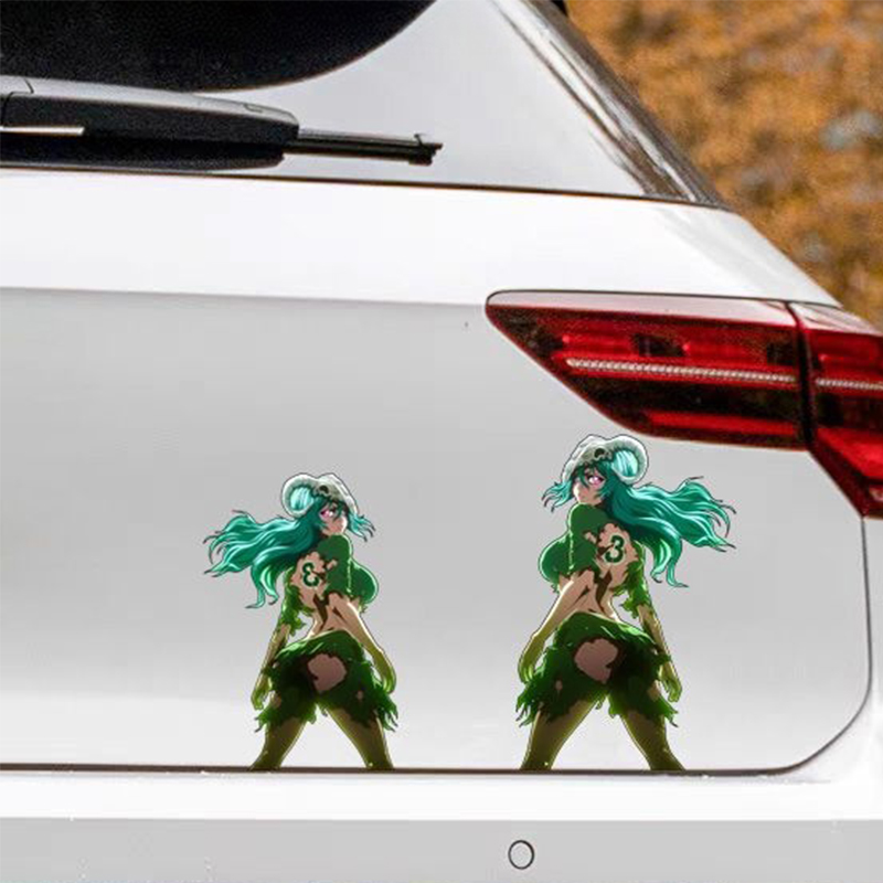 Tablet Cute Accessories - Car Sticker Bleach Cute Nelliel Anime