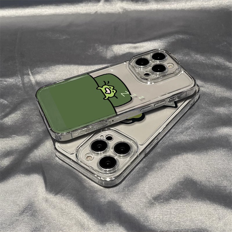 Cartoon Sleep Frog Phone Case  - đánh giá và giá Samsung Galaxy S24