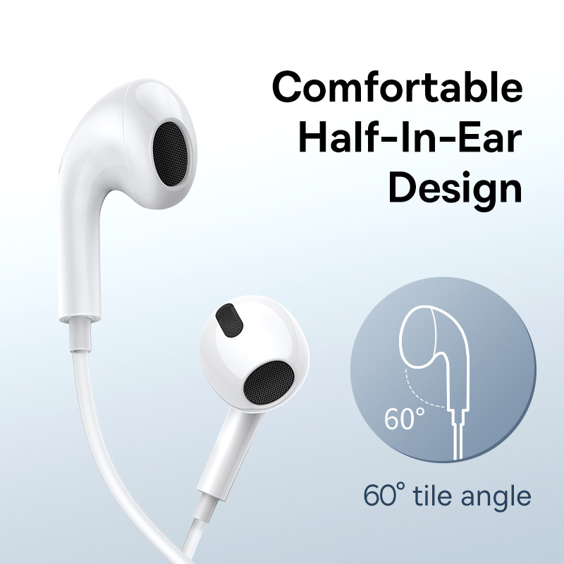 Baseus C17 Wired Earphone Type - đánh giá và giá Wired Earphone Lightning