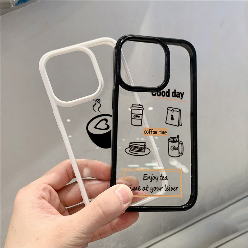 Warm Coffee Pattern Phone Case - đánh giá và giá Samsung Galaxy S24
