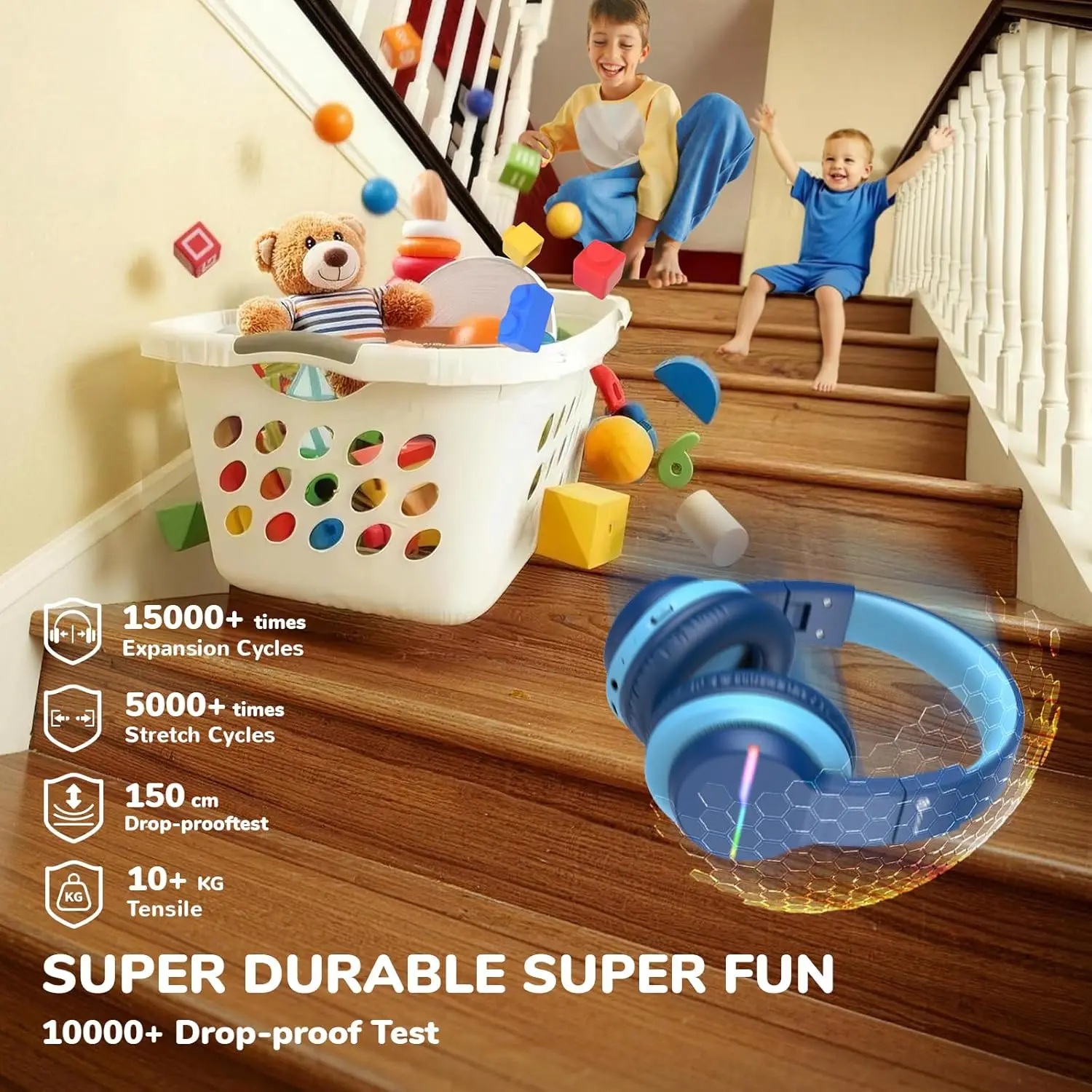 iClever BTH12 Kids Bluetooth H - đánh giá và giá Wired Earphone Lightning