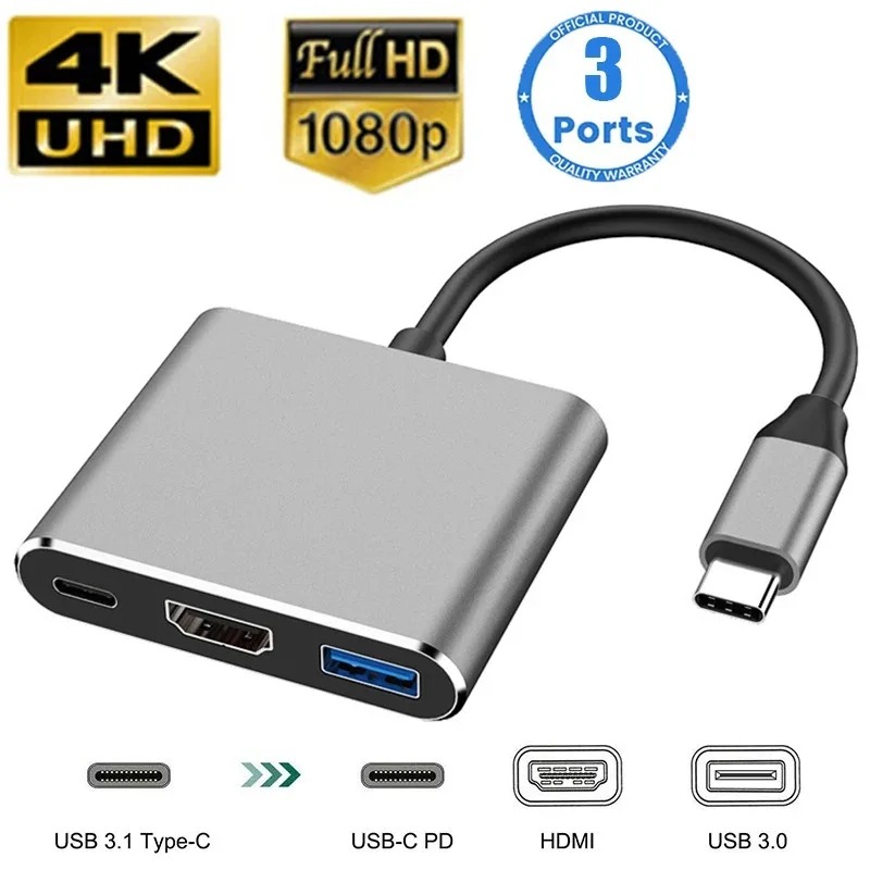 USB C HUB 3in1 Type C 3.0 to H - đánh giá và giá Usb Hub Type C