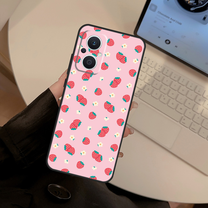 Strawberry Red Case For OPPO F - đánh giá và giá Oppo Reno 12